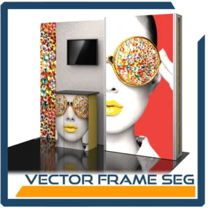 Vector Frame SEG Tension Fabric Displays