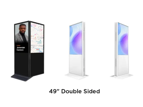 Popshap Interactive Standup Kiosk Rental 49" Double Sided