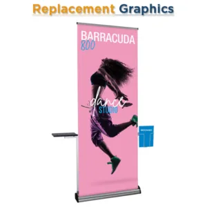 Replacement Graphics for Barracuda Banner Stands