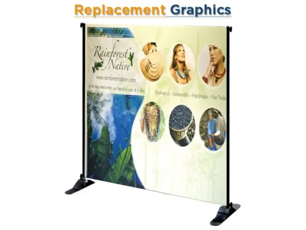 Replacement Graphics for Jumbo Adjustable Banner Stand