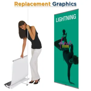 Replacement Graphics for Lightning Banner Stands