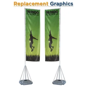 Replacement Graphics for Mondo Flag Pole Banners