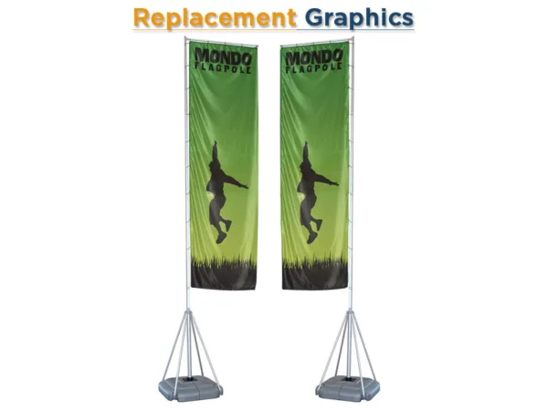 Replacement Graphics for Mondo Flag Pole Banners