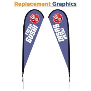 Replacement Graphics for Sunbird Sail Sign Banners