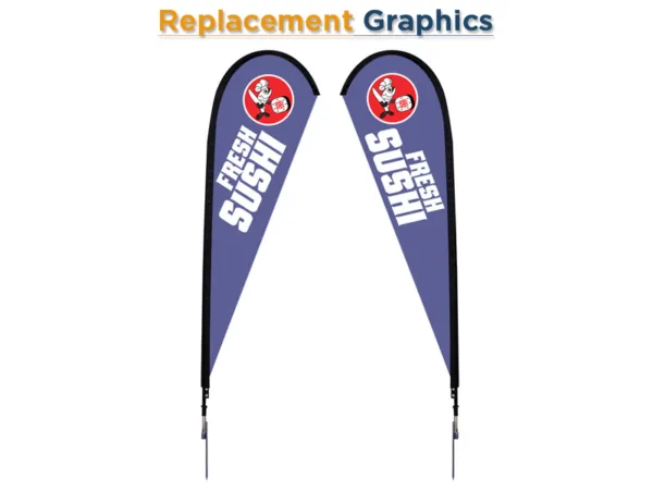 Replacement Graphics for Sunbird Sail Sign Banners