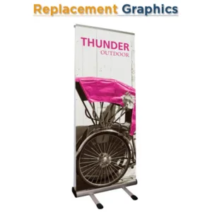 Replacement Graphics for Thunder Outdoor Banner Stands