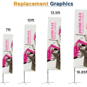 Replacement Graphics for Zoom FLEX Outdoor Flags