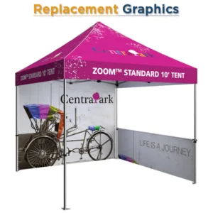 Replacement Graphics for Zoom Outdoor Event Tents