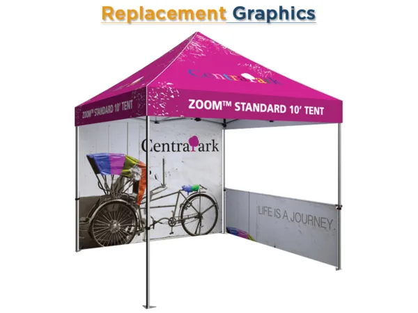 Replacement Graphics for Zoom Outdoor Event Tents